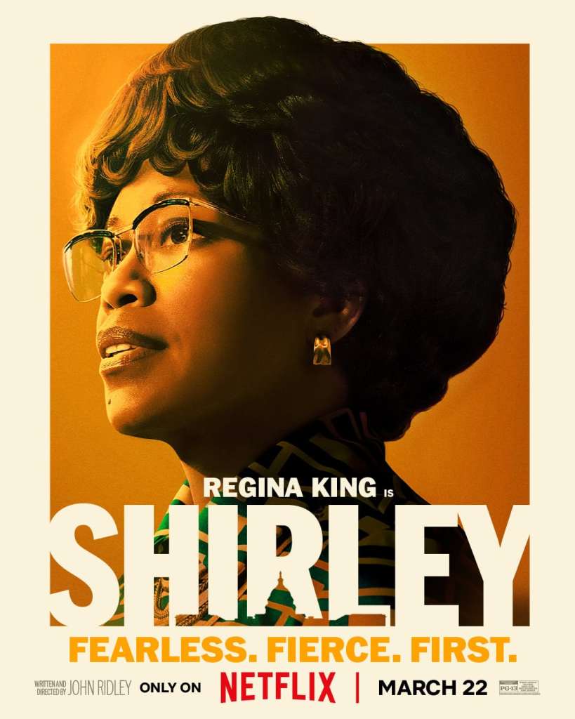 REGINA KING BECOMES SHIRLEY CHISHOLM 2 shirley netflix