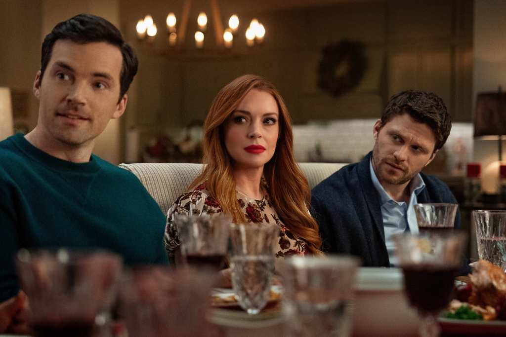 Lindsay Lohan, Kristin Chenoweth & Ian Harding in the 'Our Little Secret' 4 Our Little Secret.