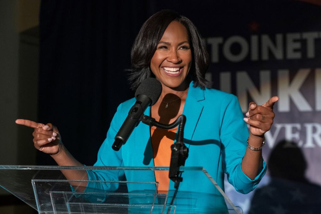 Tyler Perry's Two New Projects For Netflix 3 She The People. Terri J. Vaughn as Antoinette Dunkerson in episode 101 of She The People. Cr. Calvin Ashford/Netflix © 2024