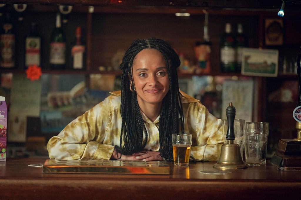 'Toxic Town' First Look & Trailer 3 Toxic Town Season 1. Karla Crome as Pattie in Episode 4 of Toxic Town. Cr. Ben Blackall/Netflix © 2024.