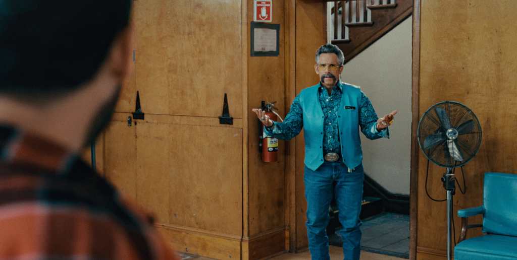 HAPPY GILMORE 2. (L to R) Adam Sandler as Happy Gilmore and Ben Stiller as Hal L. in Happy Gilmore2. Cr. Courtesy of Netflix © 2025.