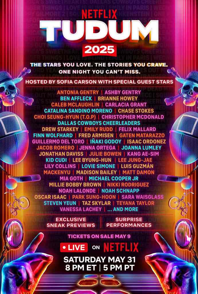 Lady Gaga, Sofia Carson, and a Star-Studded Tudum 2025: What You Need to Know 5 EN US TUDUM2025 Coachella VKA 27x40 sRGB PRE v2