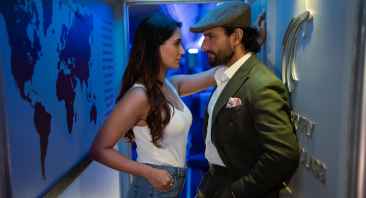 Jewel Thief. (L to R) Nikita Dutta, Saif Ali Khan in Jewel Thief. Cr. Courtesy of Netflix © 2024