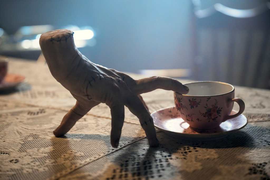 Wednesday Season 2 Is Coming in Two Parts, And There’s More Than Just a New Mystery 10 Wednesday. Thing in episode 201 of Wednesday. Cr. Helen Sloan/Netflix © 2025