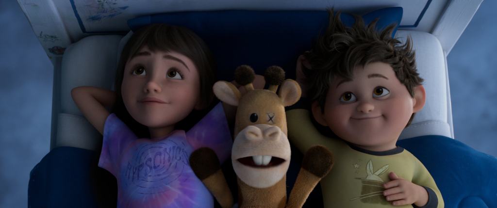 Netflix Fall 2025 Lineup Brings Big Movies, Holiday Romances, and More 13 IN YOUR DREAMS - In Your Dreams is a comedy adventure about Stevie (12) and her little brother Elliot (8) who journey into the absurd landscape of their own dreams. If the siblings can withstand a snarky stuffed giraffe, zombie breakfast foods, and the queen of nightmares, the Sandman will grant them their ultimate dream come true... the perfect family. Cr: Netflix © 2024