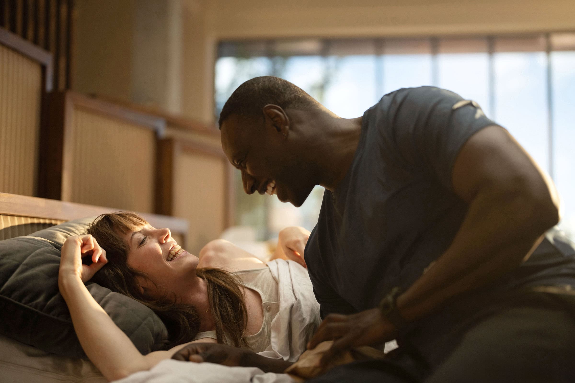 The French Lover trailer still featuring Omar Sy and Sara Giraudeau in Netflix’s French romance