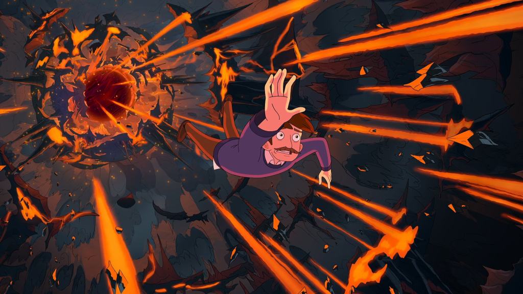 Haunted Hotel: Netflix’s New Adult Animated Comedy from Matt Roller Arrives September 19 4 Katherine, Nathan, and ghosts inside the haunted lobby