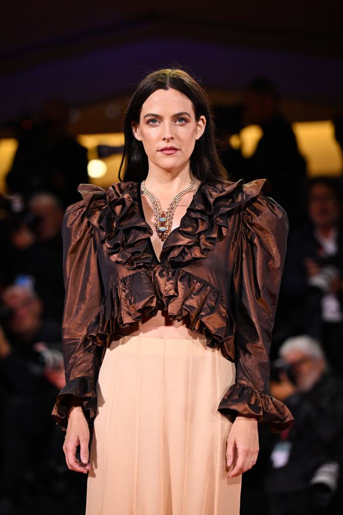 Jay Kelly Venice red carpet fashion