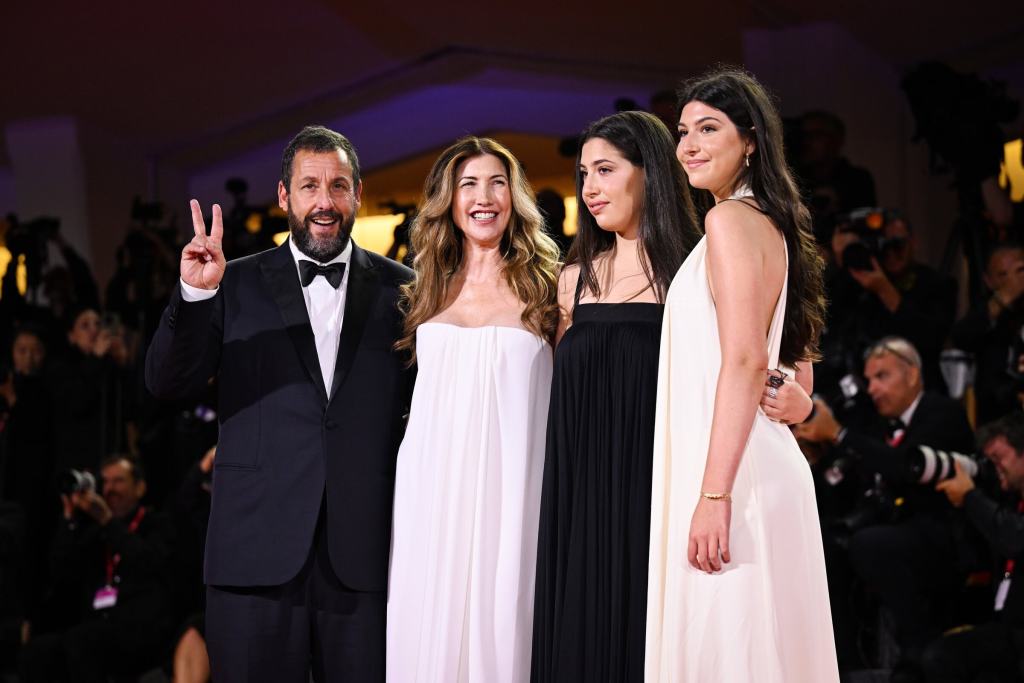 Jay Kelly Venice red carpet fashion