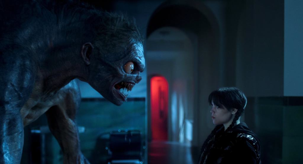 Meet the New Faces in Wednesday Season 2, And What They Mean for the Story 9 Wednesday. Jenna Ortega as Wednesday Addams in episode 204 of Wednesday. Cr. Courtesy of Netflix © 2025