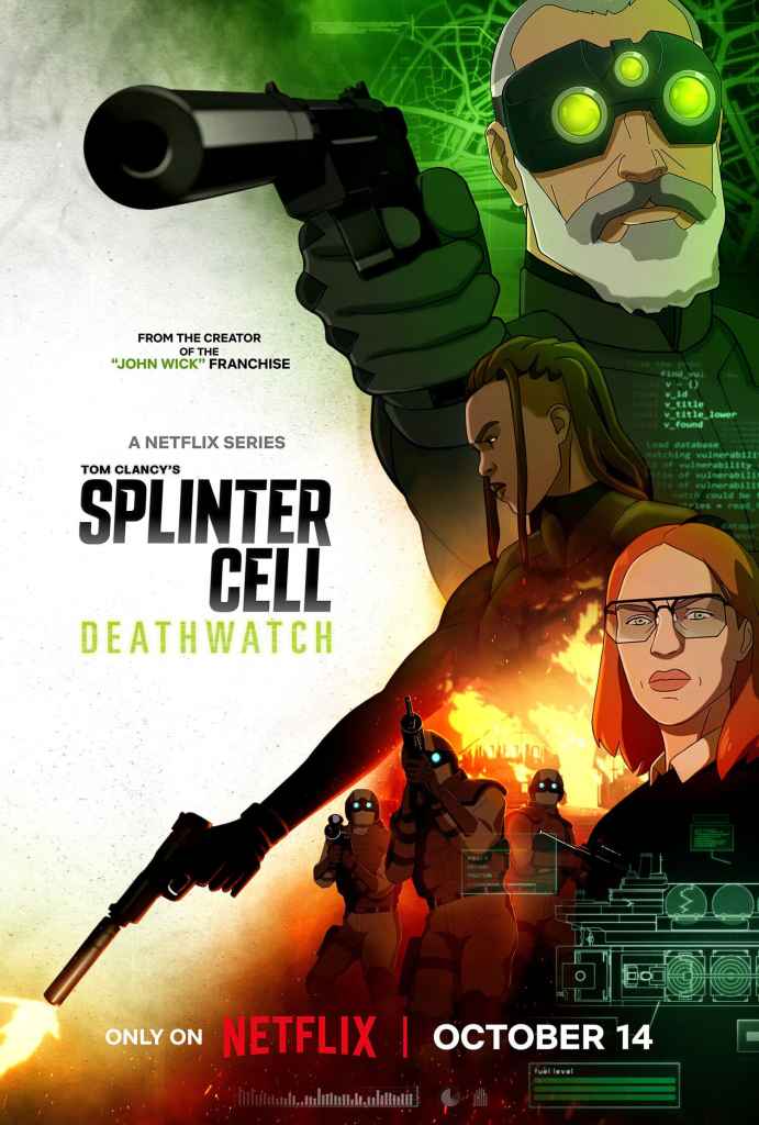 Tom Clancy’s Splinter Cell: Deathwatch Brings Sam Fisher Back in Netflix’s Animated Adaptation 4 Tom Clancy’s Splinter Cell: Deathwatch Netflix series with Liev Schreiber as Sam Fisher