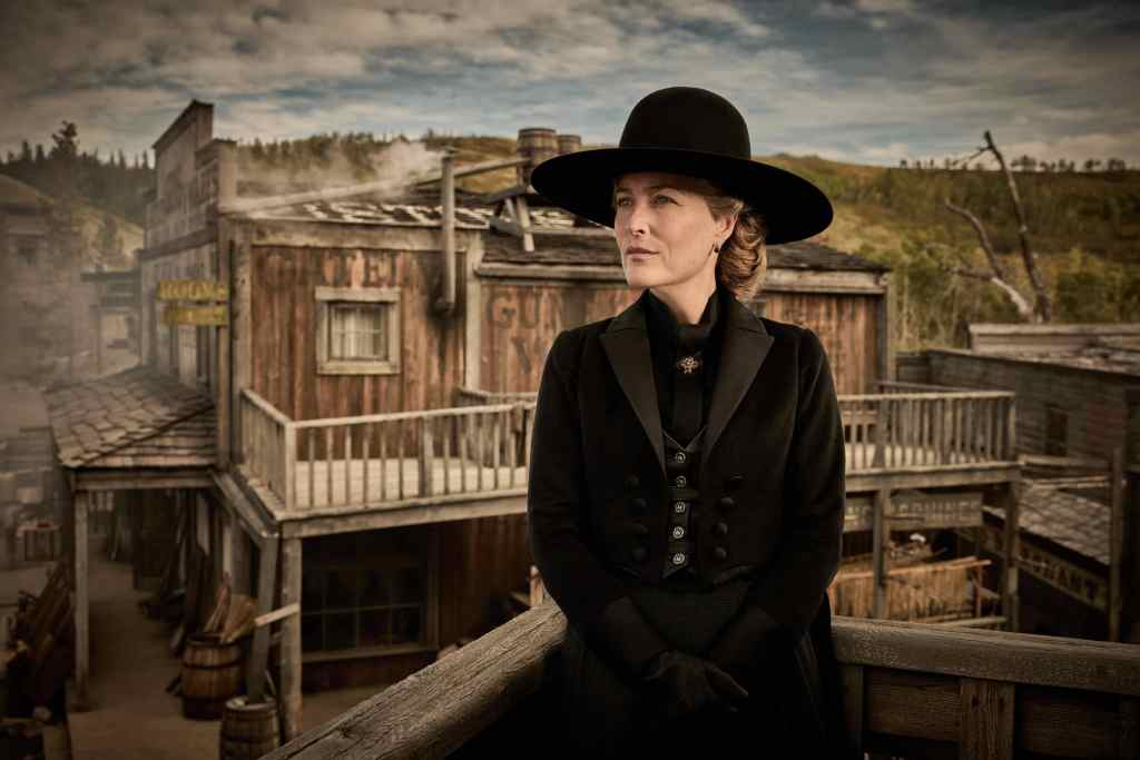 The Abandons Netflix release date first look with Lena Headey and Gillian Anderson leading Kurt Sutter’s new frontier drama.
