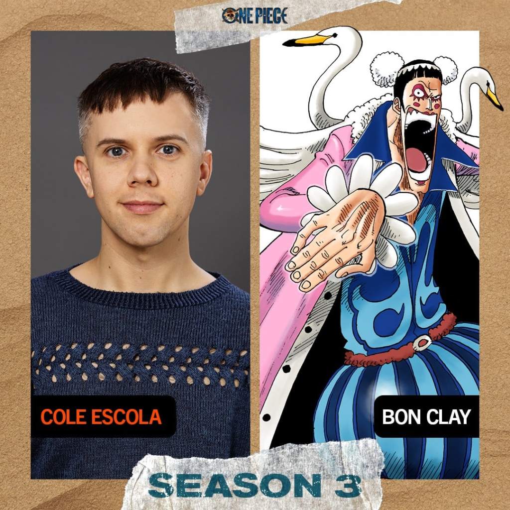 Cole Escola Joins One Piece Season 3 as Bon Clay 2 Cole Escola Joins One Piece Season 3 as Bon Clay