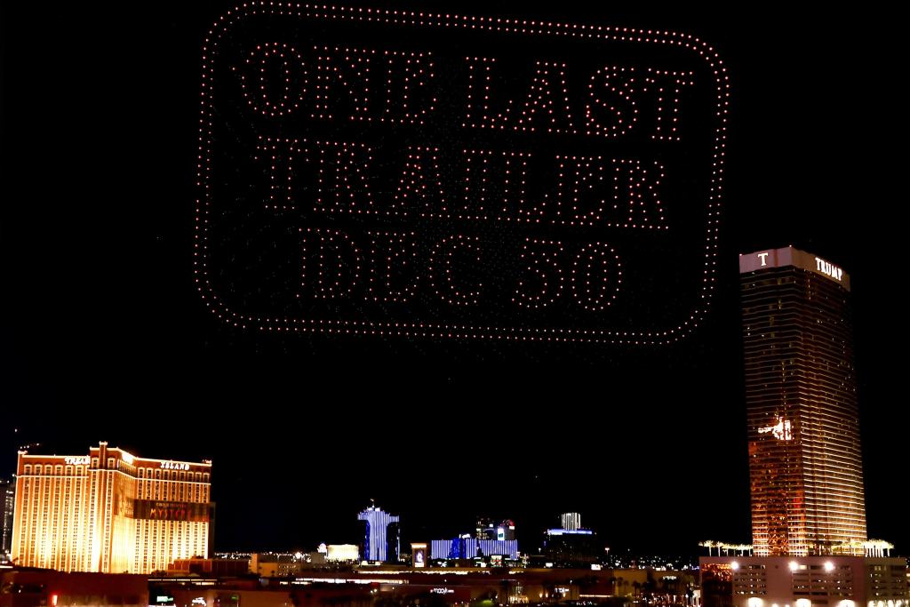 To accompany the debut of the Stranger Things 5 finale trailer, Netflix staged a large-scale public event in Las Vegas on Sunday, December 28.