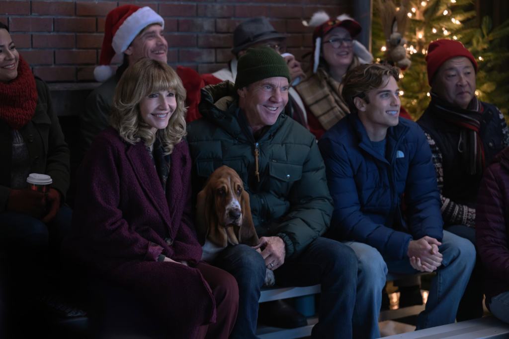 Netflix releases trailer and first-look photos for 'A Dog's Perfect Christmas,' premiering November 4, 2026; film stars Dennis Quaid and Milo Ventimiglia.